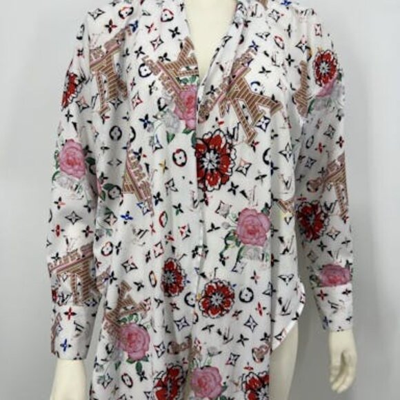 Designer print fashion Blouse - Picture 2 of 5
